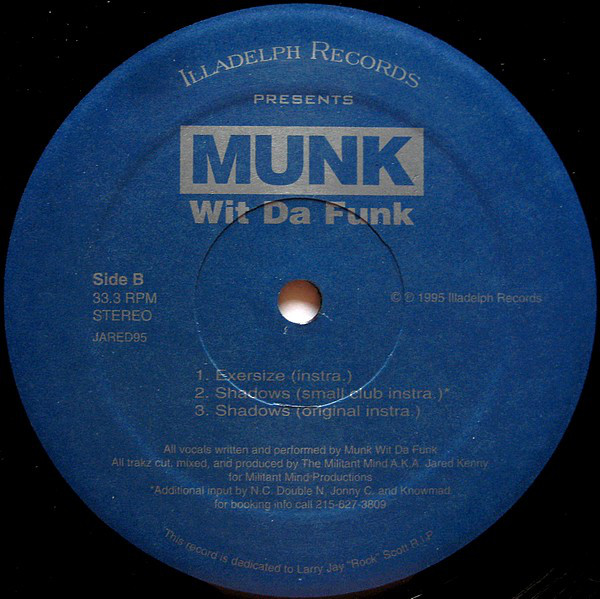 Munk Wit Da Funk (Illadelph Records) in Philadelphia | Rap - The 